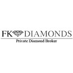 לוגו של FK DIAMONDS לקוח סטודיו לצילום תכשיטים