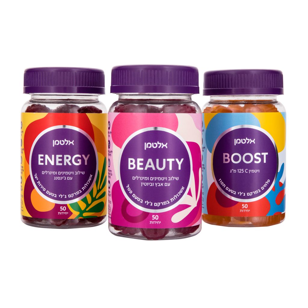 צילום מוצר לאלטמן ויטמינים צבעוניים